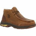 Georgia Boot Men's Athens SuperLyte Alloy Toe Waterproof Wallabe, BROWN, M, Size 10 GB00647